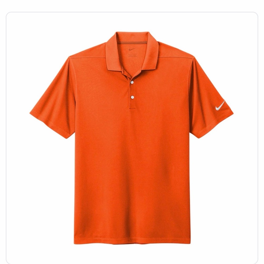 Nike Golf Dri-Fit Orange Polo